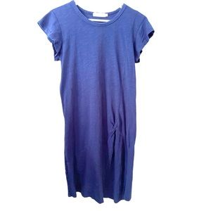 Mododoc Los Angeles Navy Blue T-shirt MIDI Dress‎